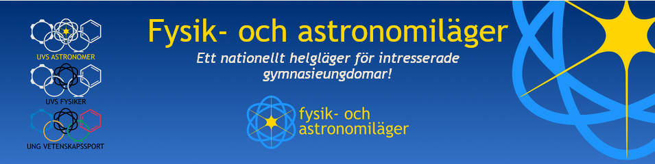 Fysik- och astronomiläger: 70 deltagare